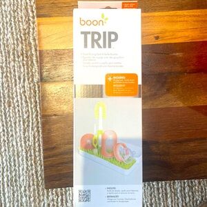 NEW Boon Trip Portable drying rack and brushes. Still in box